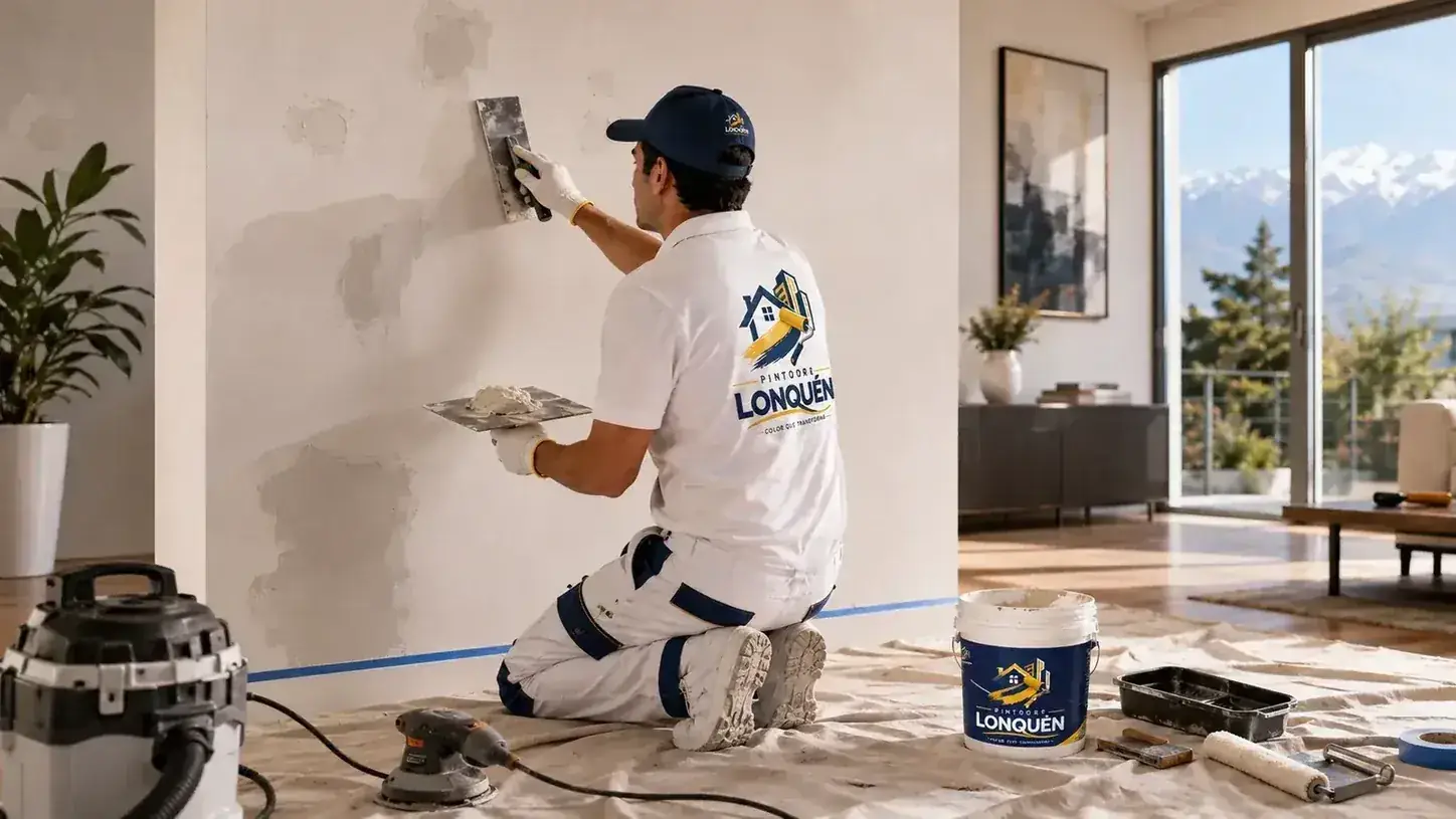 Preparación técnica de un muro antes de aplicar pintura de terminación